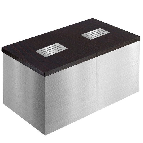 Double Silver Box - Companion Urn, Silberne Urne für zwei Erwachsene, zwei Urnen - Picture 10 of 11