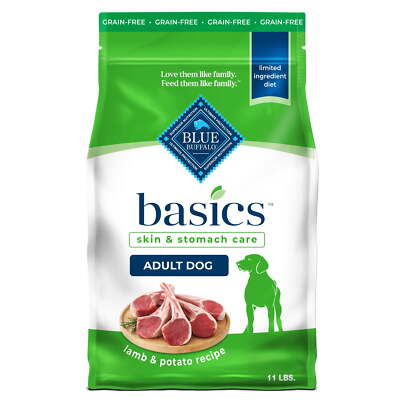  Dog Food, Skin & Stomach Care, Limited Ingredient Diet for Dogs,11-lb Bag