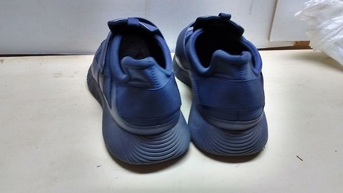 Zara Blue Faux Leather Slip On Monk Strap Fashion Sneaker Men Shoes Size 9.5M 42 - Picture 5 of 8