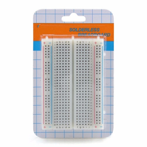 400 Points Mini Solderless Breadboard Protoboard PCB Test Board 83x55m 400 Holes - Bild 1 von 2