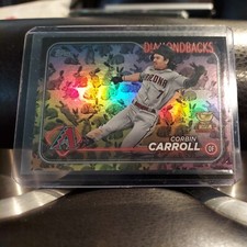 2024 Topps Series 1 Foil Corbin Carroll Holiday Easter Bunny Rabbits Parallel SP