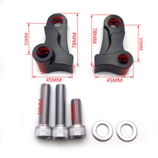 1.75 Rear Drop Lowering Slam Kit For Harley Dyna Street Bob Fat Bob 2006-2017