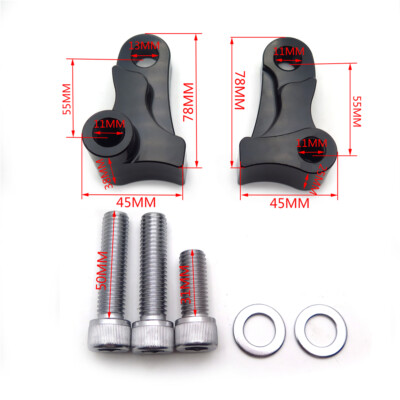 1.75'' Rear Drop Lowering Slam Kit For Harley Dyna Street Bob Fat Bob 2006-2017