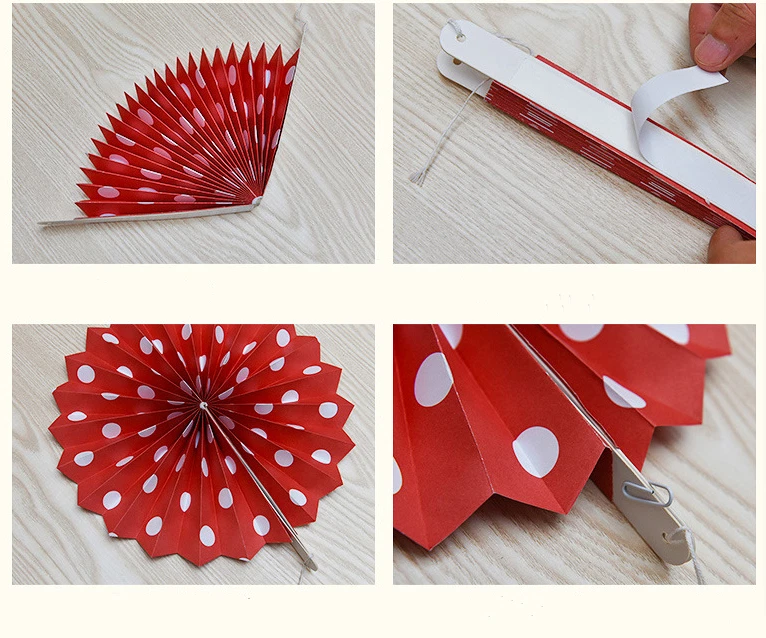 Multi Fans Flores Navidad Boda Bebé Cumpleaños Fiesta Tejido Papel Decoración Reino Unido Foto 4 de 4