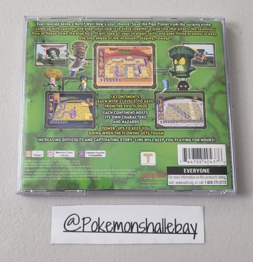Pipe Dreams 3D - Sony Playstation 1 (PS1) Game *NTSC - W/ Manual* - Image 2 of 3