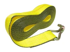 Tie Down Strap 2" x 27 FT with J Finger Hook Replacement Long End Cargo Control