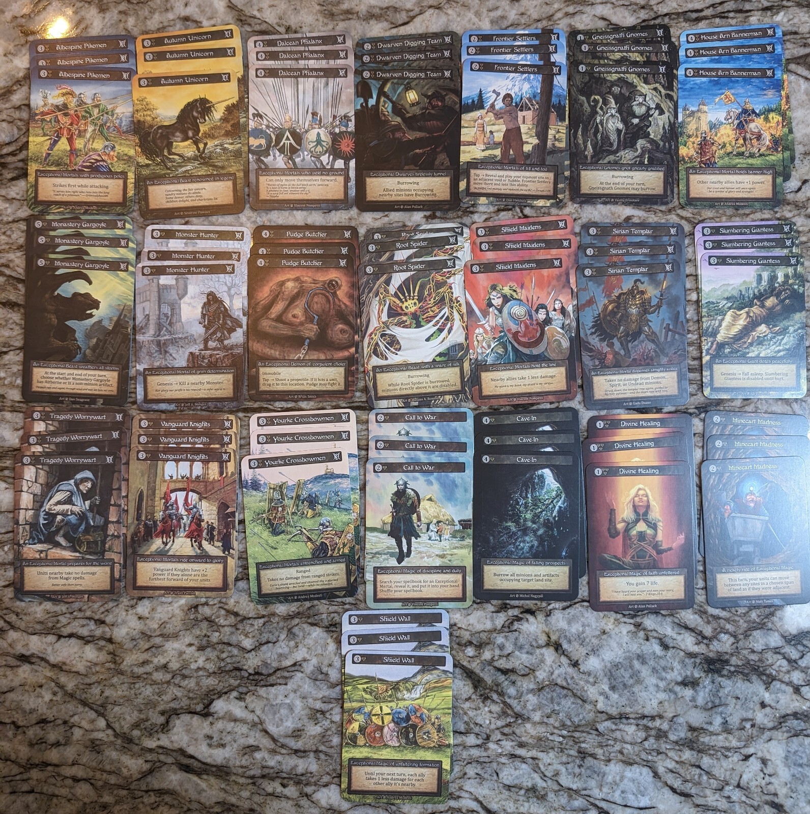 Sorcery - Complete Ordinary + Exceptional Playset- w/Avatars Inc Dual Sites