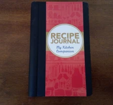 Recipe Journal My Kitchen Companion, 240 Lined Pages, Recipe Card Pocket
