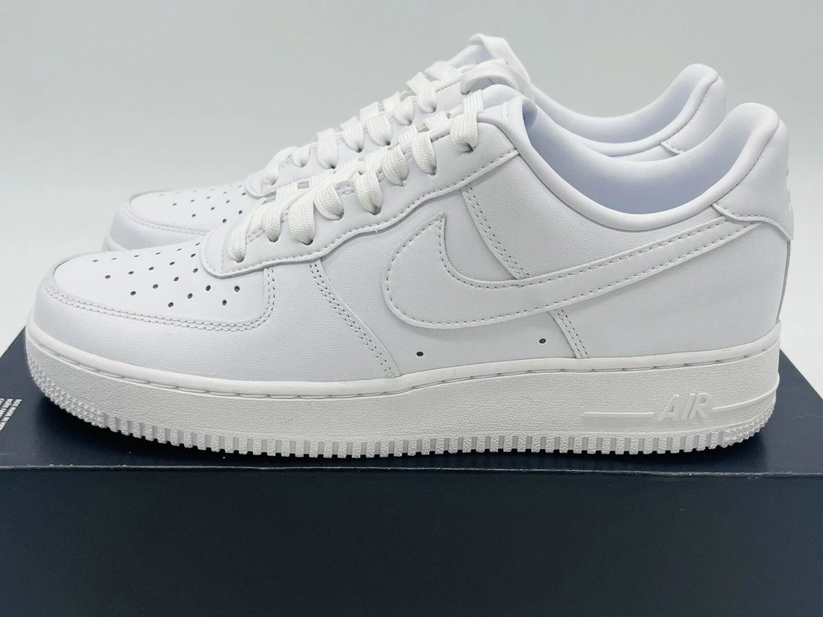 Size 8- Nike Air Force 1 '07 Low ‘Fresh’ Triple White DM0211-100