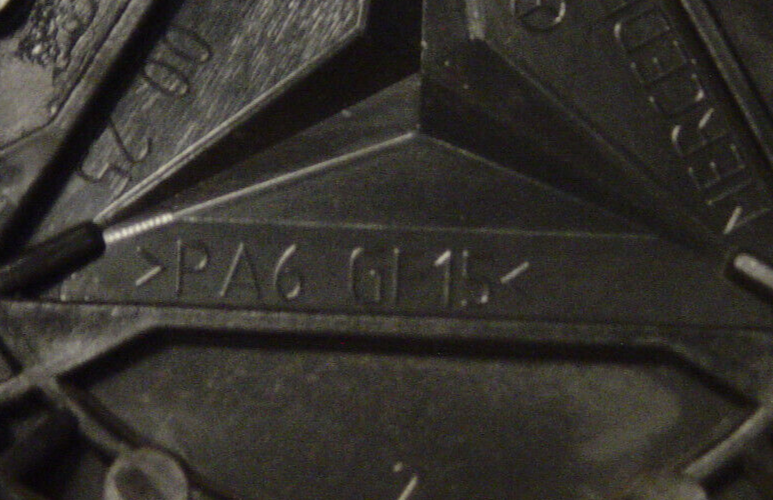 Purchase NEW OEM Mercedes Benz Flat Laurel Wreath Hood Badge Emblem W/ Adhesive Backing In - Foto 7