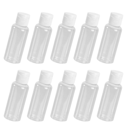 10 Pcs Refillable Sample Bottle Clear Makeup Bottles Refillable Cosmetic Bottles