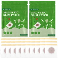 60Pc Magnetic Slim Patch Weight Loss Slimming Diets Pads Detox Burn Fat Adhesive