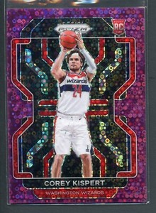 /75 Corey Kispert Rookie Fast Break Purple Prizm Disco #275 RC 2021-22 Panini