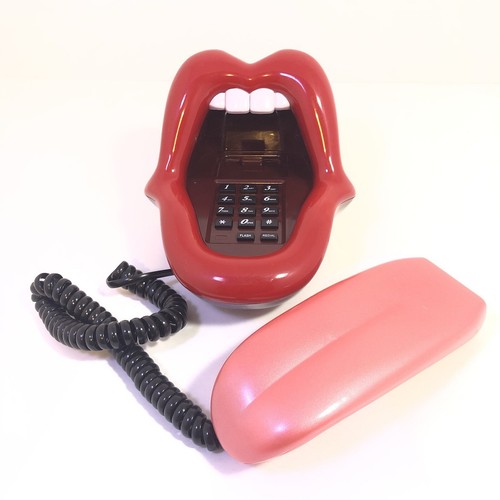 Vintage Rolling Stones Nowość Telefon - Mick Jagger - Red Lips - Ex Display - Zdjęcie 5 z 7
