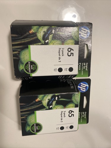 HP Black Ink Cartridge Genuine # 65  Nov/2020 (Lot  2) - Picture 1 of 4