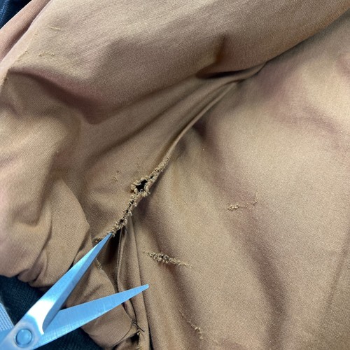 Chaqueta de Vuelo Avirex Tipo A-2 Años 80 De Colección Para Hombre 44 Piel de Cabra Forrada de Cuero Cremallera Completa - Imagen 13 de 20