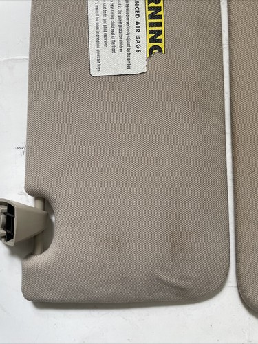 2009-2015 BMW 740i 750Li ActiveHybrid 7 F01 F02 Beige Window Sun Visor Set OEM - Picture 6 of 9