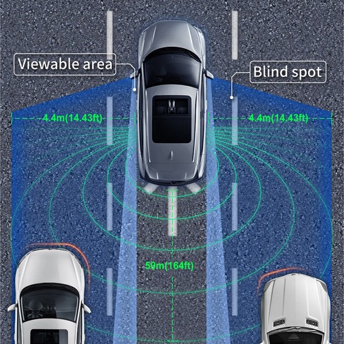 79Ghz Car Blind Spot BSD Radar Detection Monitoring System Lane Change Assist - Picture 4 of 11