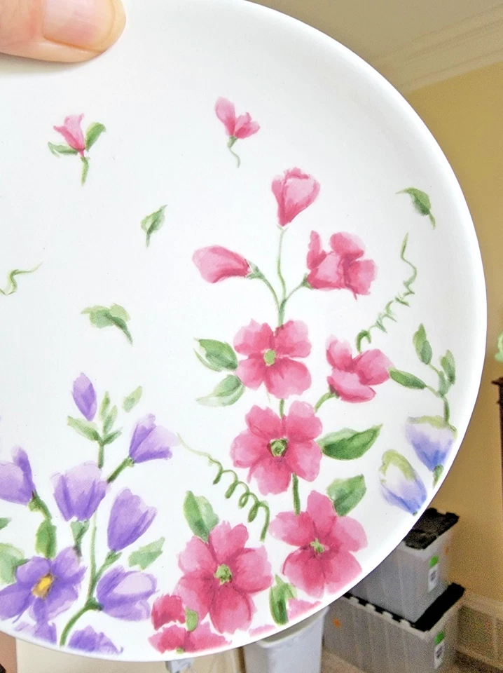 Juego de 6 platos de aperitivo florales Maxcera Spring Collection 6" Foto 3 de 4