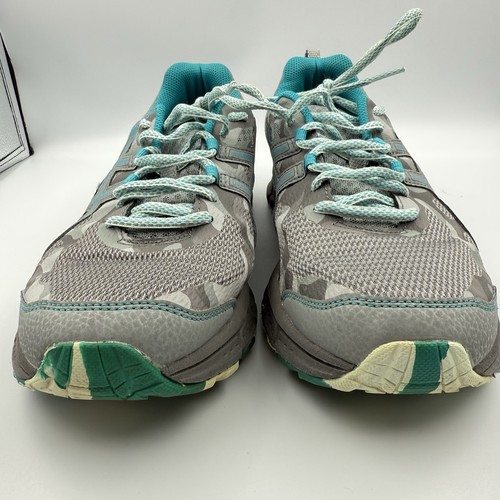 ASICS Gel-Scram 4 Men’s Size 11 Trail Running Shoes Gray Teal Athletic Sneakers - Picture 3 of 9