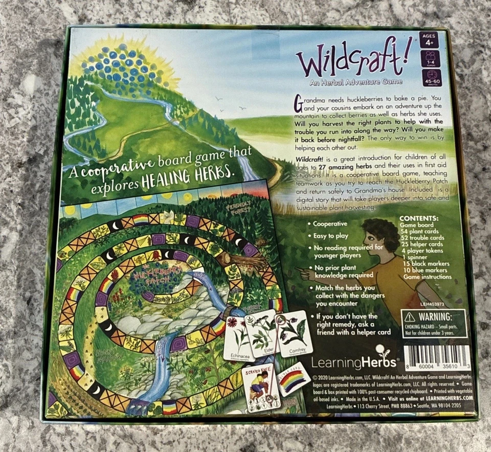 Wildcraft! Board Game Learning Herbs An Herbal Adventure No Instructions - Image 4 of 4