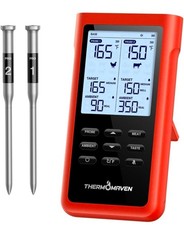 ThermoMaven 3000FT Smart Wireless Meat Thermometer, Sub-1G Long Range, 6 Sensors