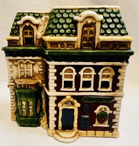 Mervyn's Village Square 1993 5 piezas miniatura iluminada casas de Navidad - caja original - Imagen 5 de 22