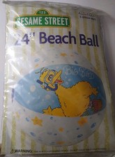 Sesame Street Big Bird 2004 Rand 24" Beach Ball