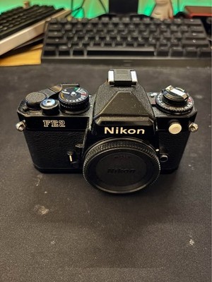 Tested! Nikon FE2 Black 35mm SLR Film Camera Body [USED]