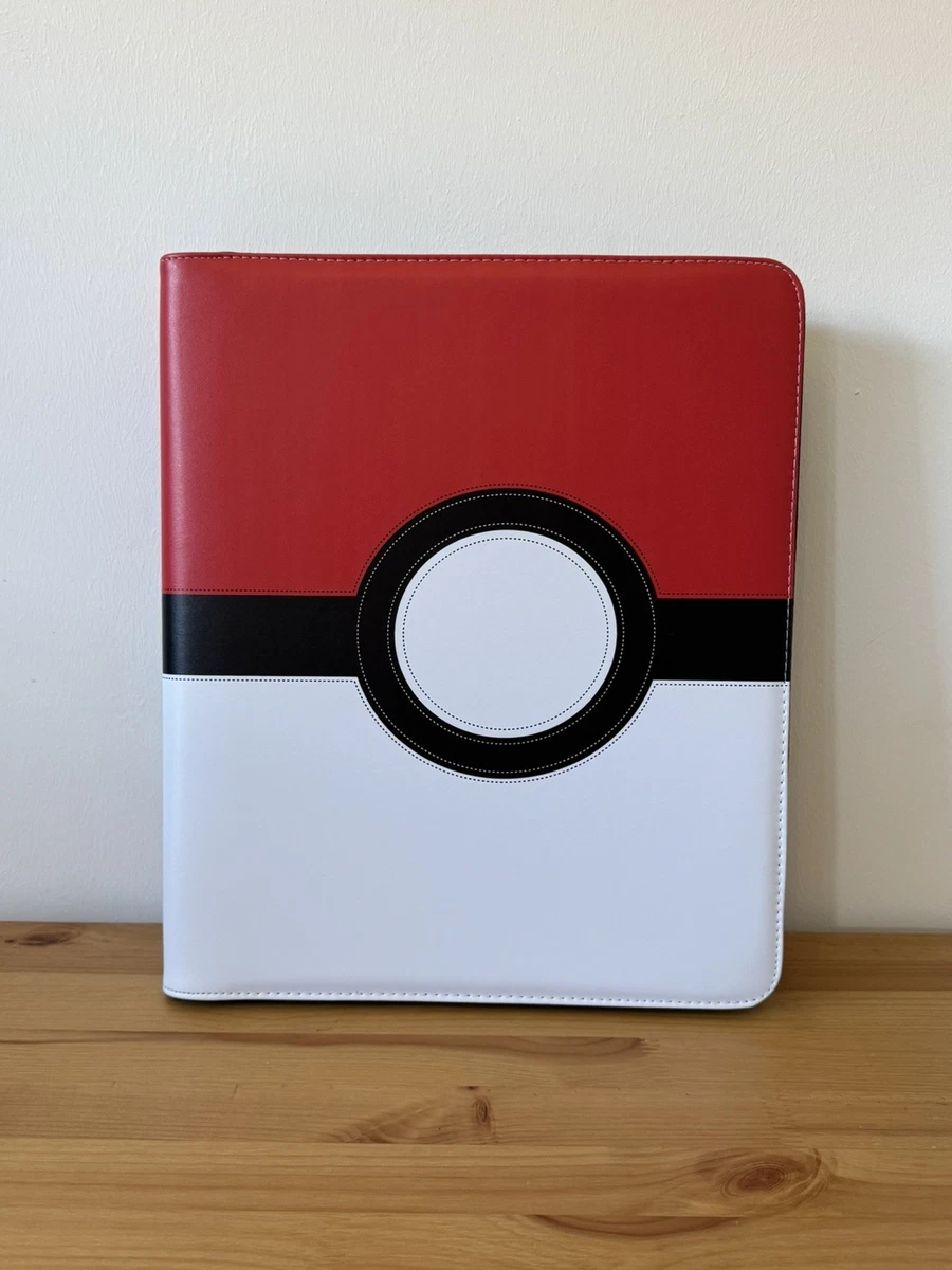 pokemon card binder uk for Pokemon, 4 Pocket with 60 Removable Pages 480 Pockets, Zipper Trading Card Binder Album Folder Toys & Games Pokmon Binders products for sale