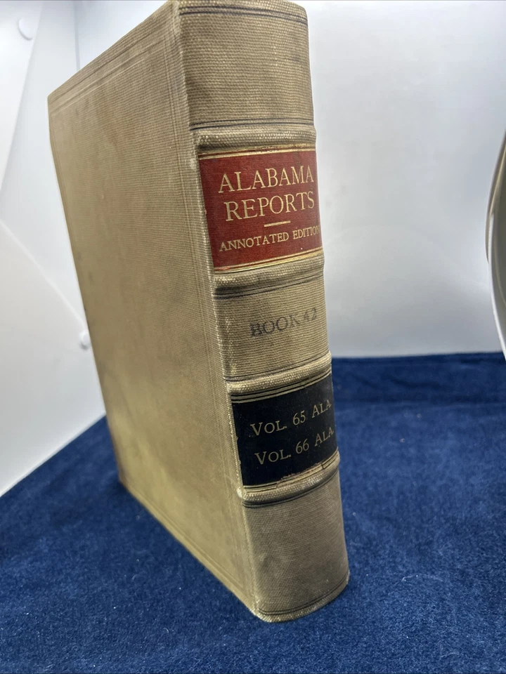 Reports Of Cases Argued And Determined Supreme Court Of Alabama 1880 Book 42 Foto 2 de 4
