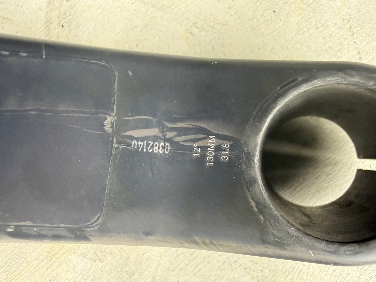 Zipp SL Sprint Stem 130mm Clamp 31.8mm +/-12 1 1/8 in Matte Black