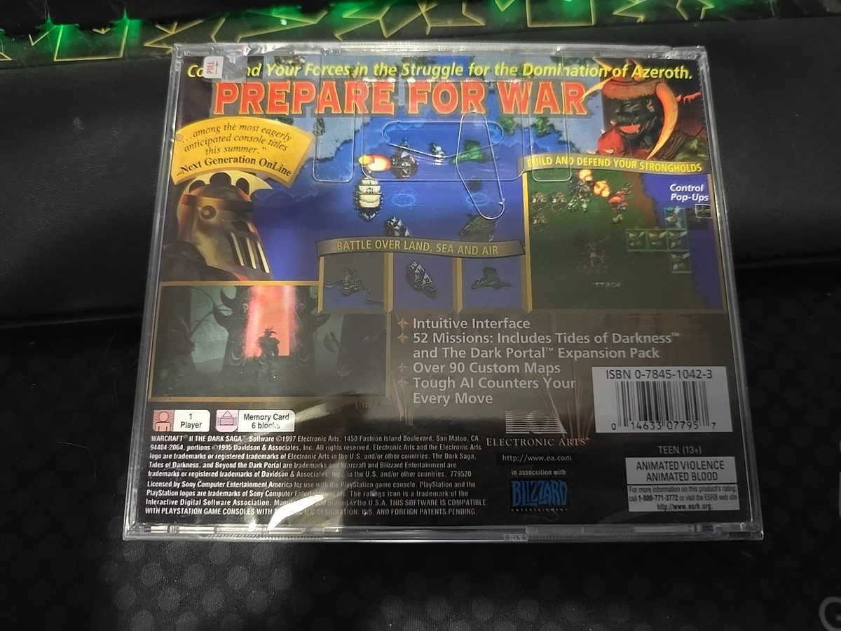 PlayStation - WARCRAFT II / ウォークラフト II ダーク・サーガ [PS] Amazon | ウォークラフト2:ダーク・サーガ | ゲームソフト