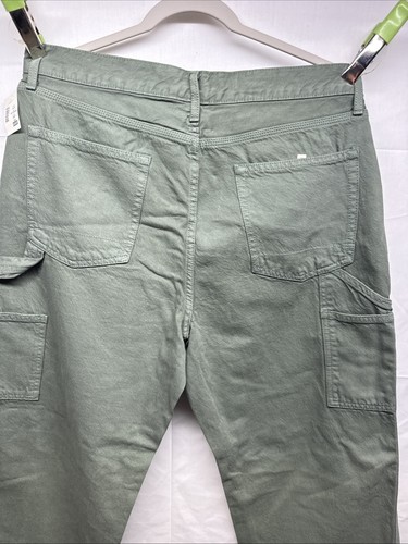 Aero Aeropostale Carpenter Non Stretch Mens Jeans 33x32 Green - Picture 9 of 11