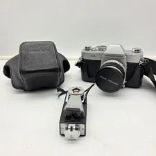 Mamiya/Sekor 500TL Film Camera w/ 50mm Lens + Prinz Flash – Untested As-Is