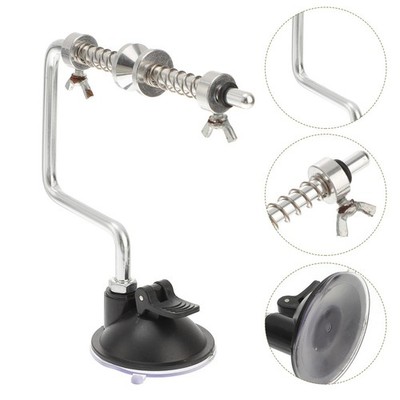 Fishing Line Winder Reel Spooler System Metal Fishing Tool with Suction Cup