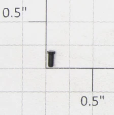 Roundhouse 20081 HO Short Scale Plastic Drive Pin Stud (4)