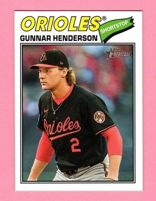 2026 Topps Heritage Gunnar Henderson #287 Baltimore Orioles | eBay
