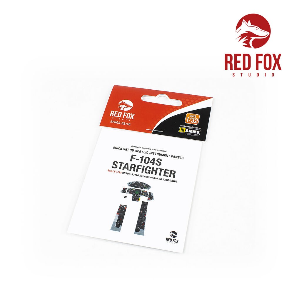 Red Fox Studio RFSQS-32116 - 1/32 F-104S Starfighter (For Hasegawa Kit) - New