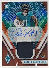 Parker Washington /149 2023 Panini Phoenix Rookie RC RPA Jacksonville Jaguars SP