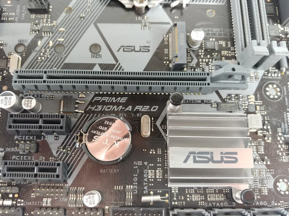 Asus Prime H310M-A R2.0 Intel LGA 1151 DDR4 Desktop Motherboard - Image 2 of 4