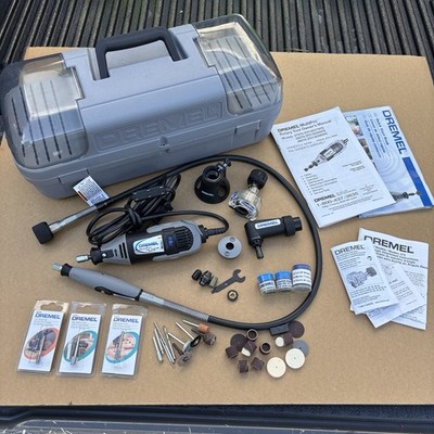 Dremel MultiPro 395 Variable Speed Rotary Tool w/ Flex Shaft Case & Accessories