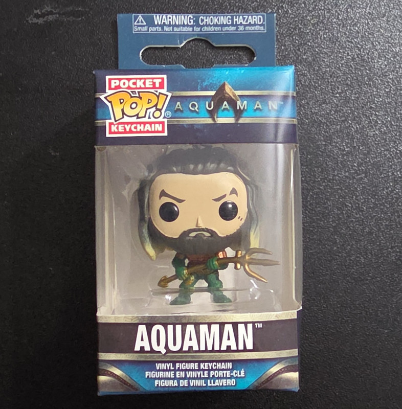 Funko Pocket Pop! Aquaman DC Universe Vinyl Keychain Boxed DRM181025