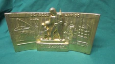 SEABEES U. S. Navy Construction Battalion, Cast Bronze Plaque by Felix de Weldon