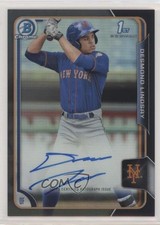 2015 Bowman Draft Asia Exclusive Black Refractor 18/35 Desmond Lindsay Auto i5q