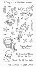 My Favorite Things 4" x 8" Clear Stamps Mermaid For Each Other CS-803