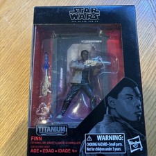 2017 HASBRO--STAR WARS THE BLACK SERIES--FINN FIGURE  NEW  TITANIUM SERIES
