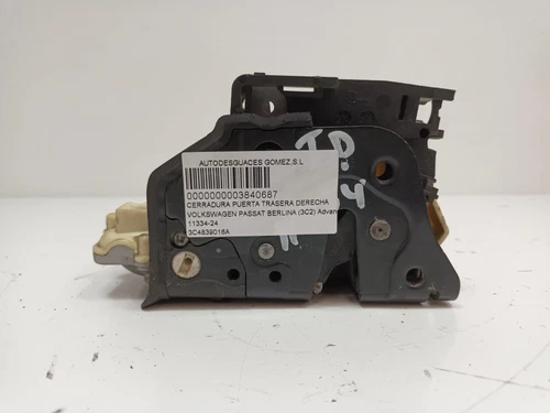 3C4839016A Serratura Porta Posteriore Destra per VOLKSWAGEN PASSAT BERLI 3840687 - Foto 1 di 10