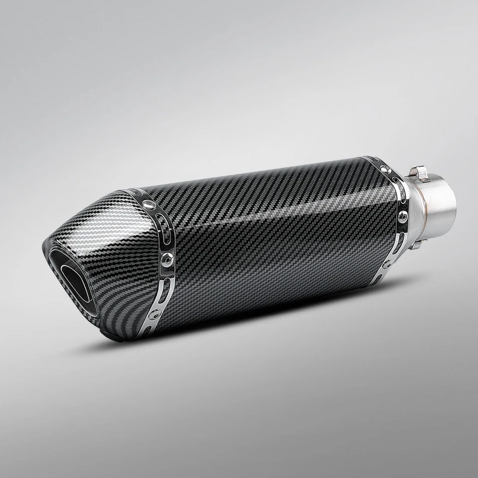 For Ducati 848 1098 1198 Exhaust Mid Pipe System 51mm Muffler Tip Baffle Slip On - Image 3 of 4