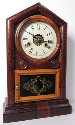 Antique W.M.L. Gilbert Cottage Mantel Clock with Alarm 30-Hour
